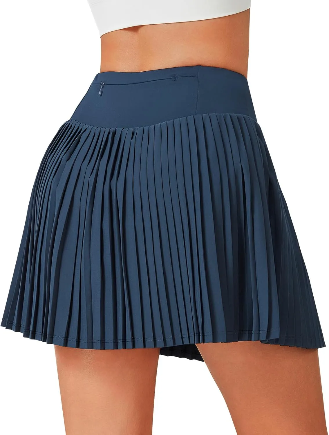 ANIVIVO Women's Pleated Tennis Skirts High Waisted Golf Skorts for Woman Workout Athletic Skorts Skirts with Shorts