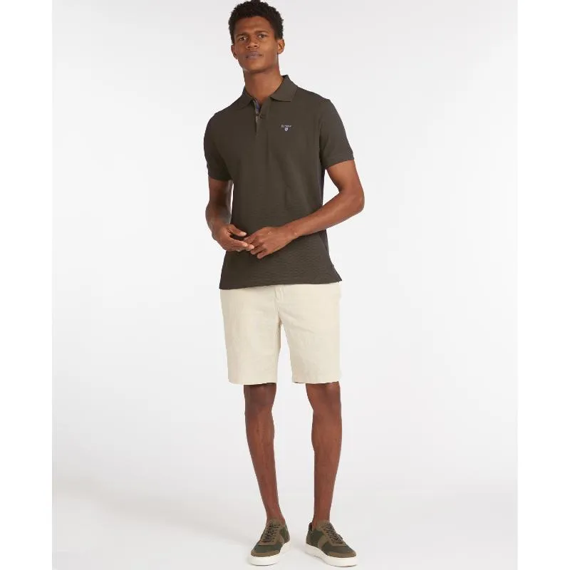 Barbour Sports Mens Polo Shirt - Dark Olive