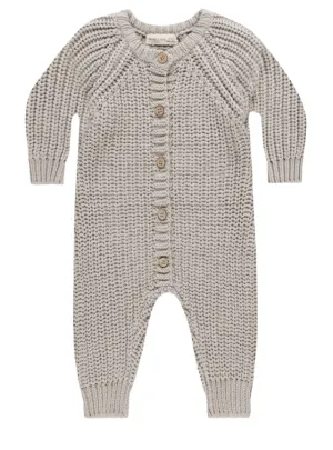 Chunky Knit Jumpsuit || Fog