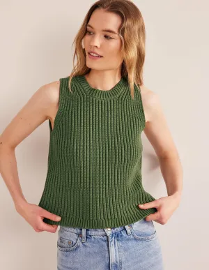 Chunky Ribbed Tank-Spruce
