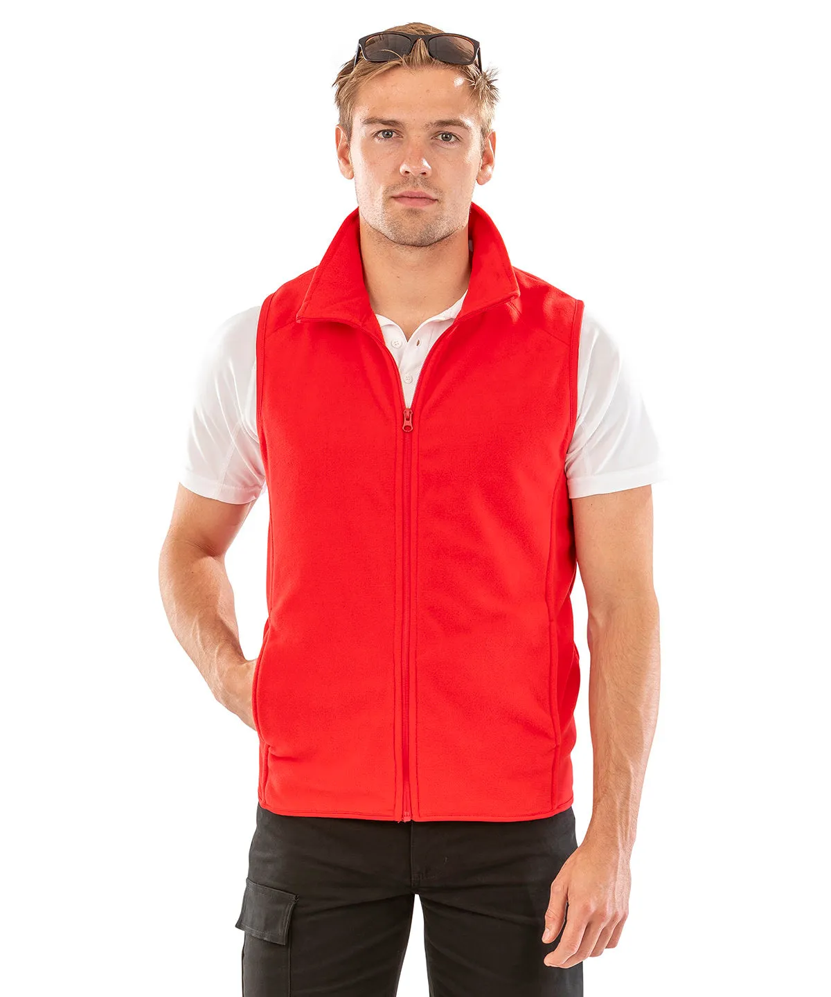 Core microfleece gilet | Red