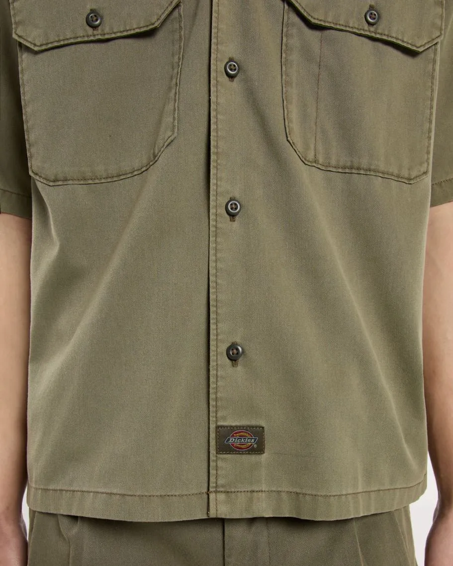 Dickies Unionville S/S Work Shirt - Military Green