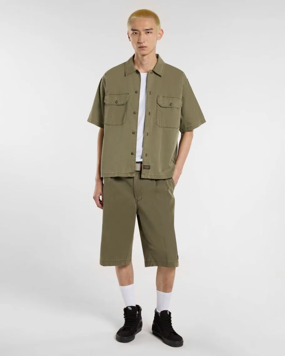 Dickies Unionville S/S Work Shirt - Military Green