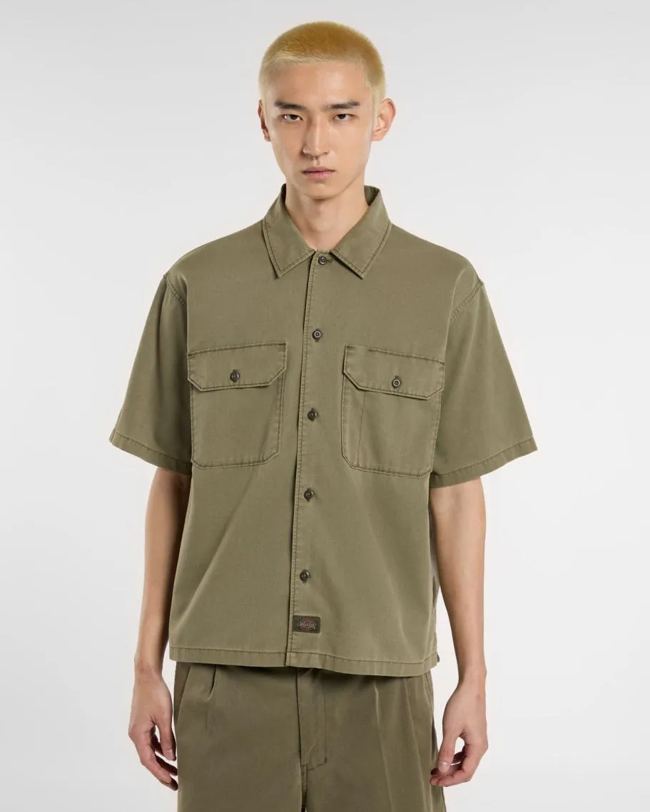 Dickies Unionville S/S Work Shirt - Military Green