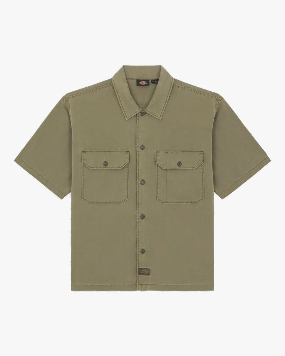 Dickies Unionville S/S Work Shirt - Military Green