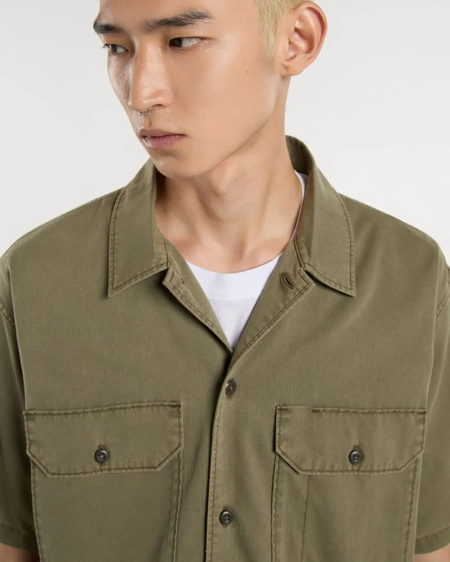 Dickies Unionville S/S Work Shirt - Military Green