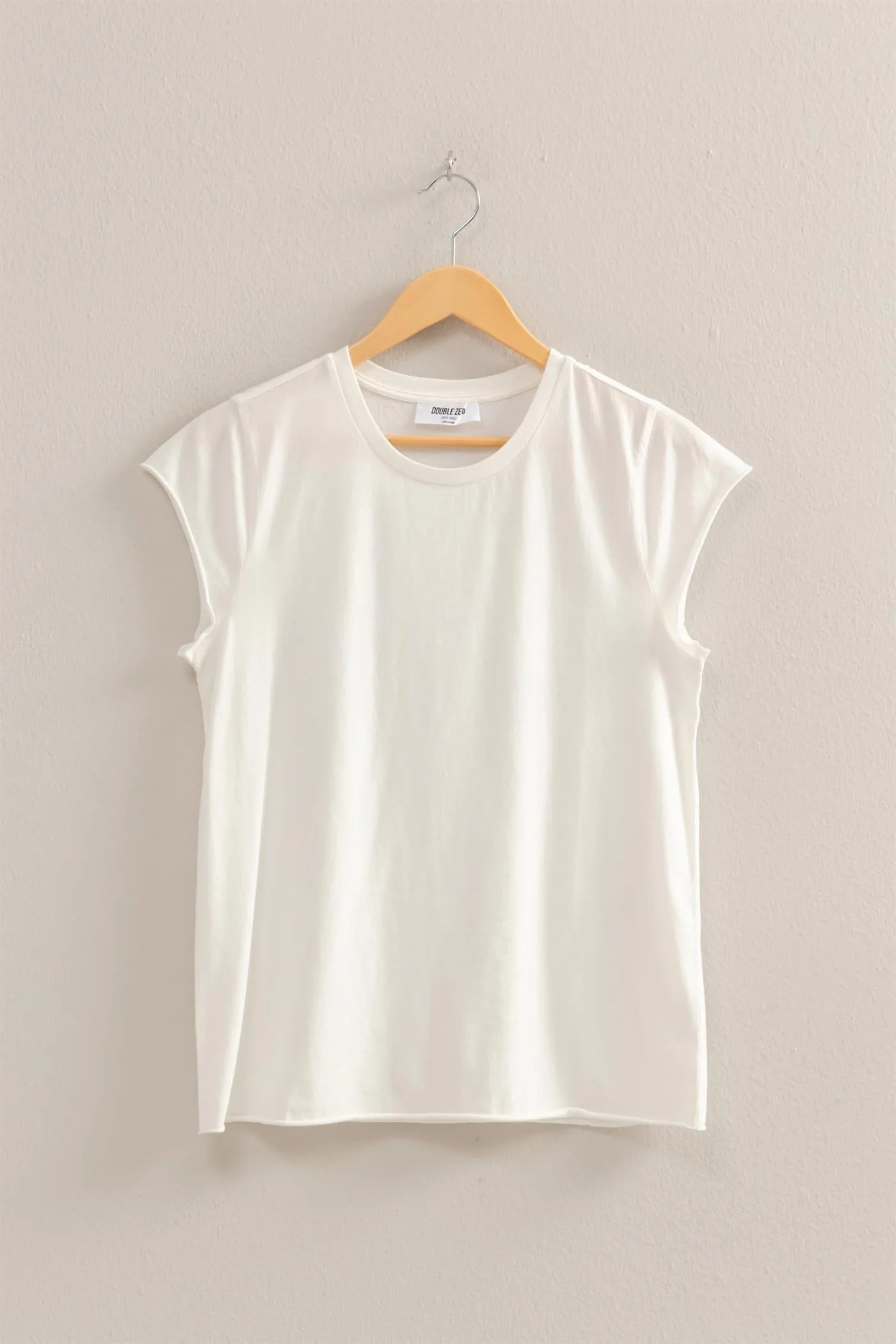 DZ25A924-Soft Cap Sleeve T Shirt