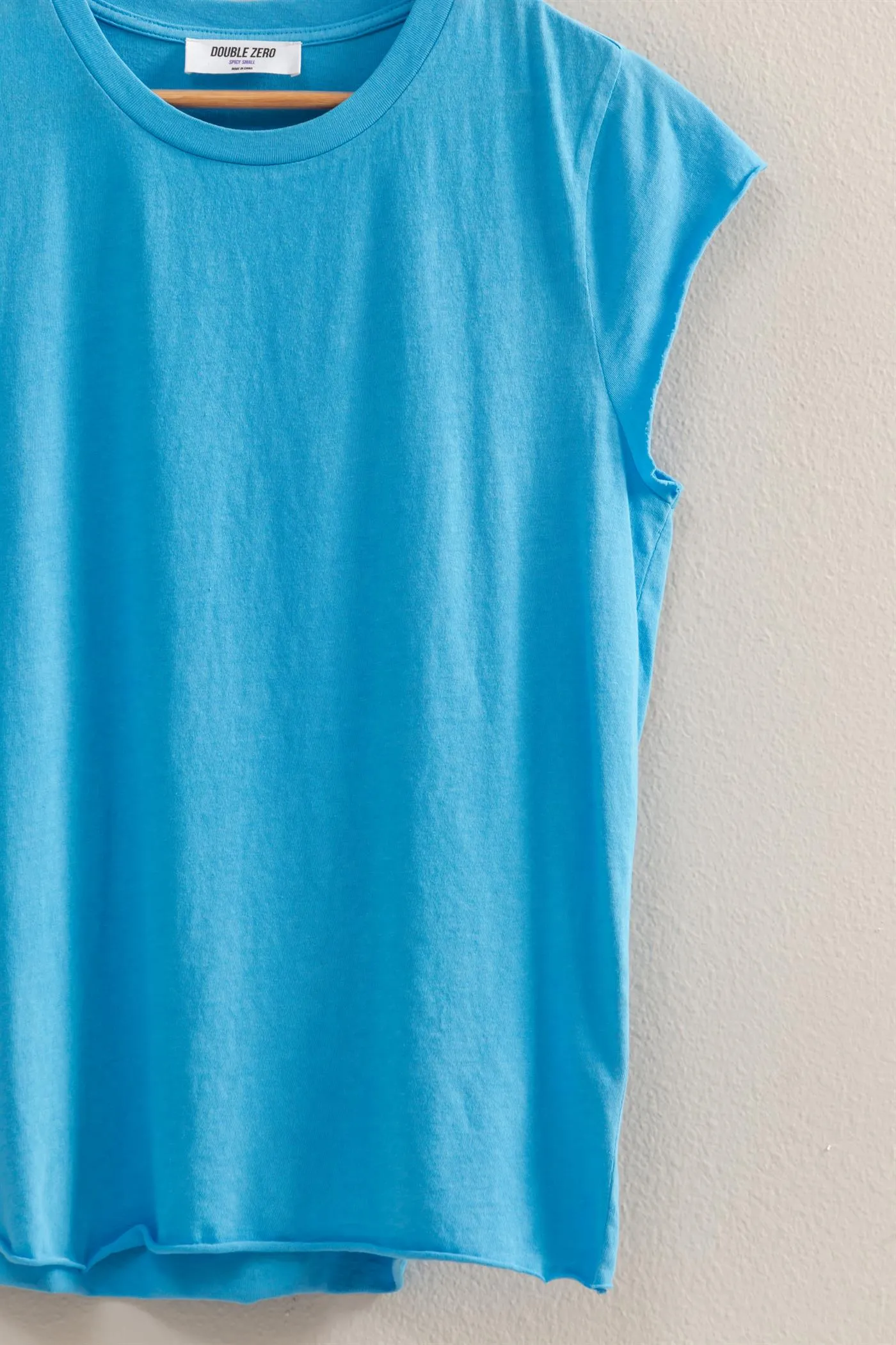 DZ25A924-Soft Cap Sleeve T Shirt