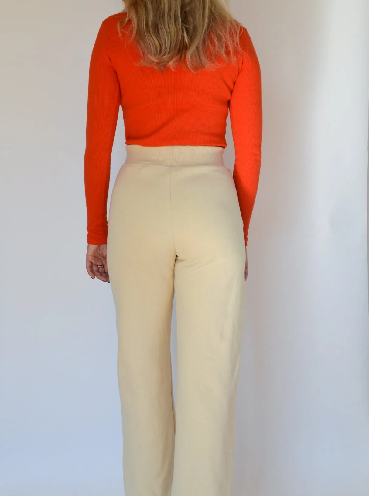 EUGENE cream sweatpant