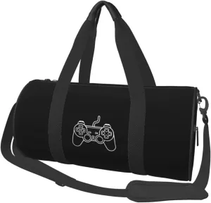 Game Consoles Controller Convertible Garment Bag with Shoulder Strap, Carry on Garment Duffel Bag for Men Women - Rolling Foldable for Travel Luggage Bags (Black)