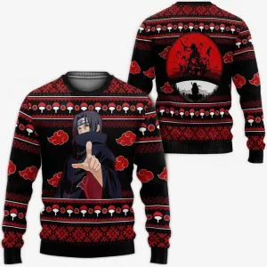 Giftngon - Itachi Ugly Chrismast Sweater Akatsuki Anime Xmas Gift