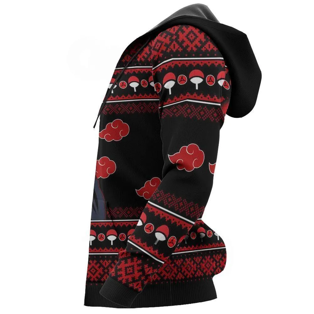 Giftngon - Itachi Ugly Chrismast Sweater Akatsuki Anime Xmas Gift
