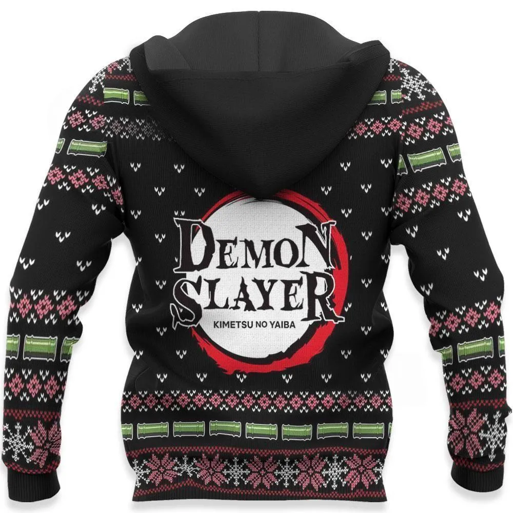 Giftngon - Nezuko Kamado Ugly Sweater Christmas Demon Slayer Anime Gift For Kids