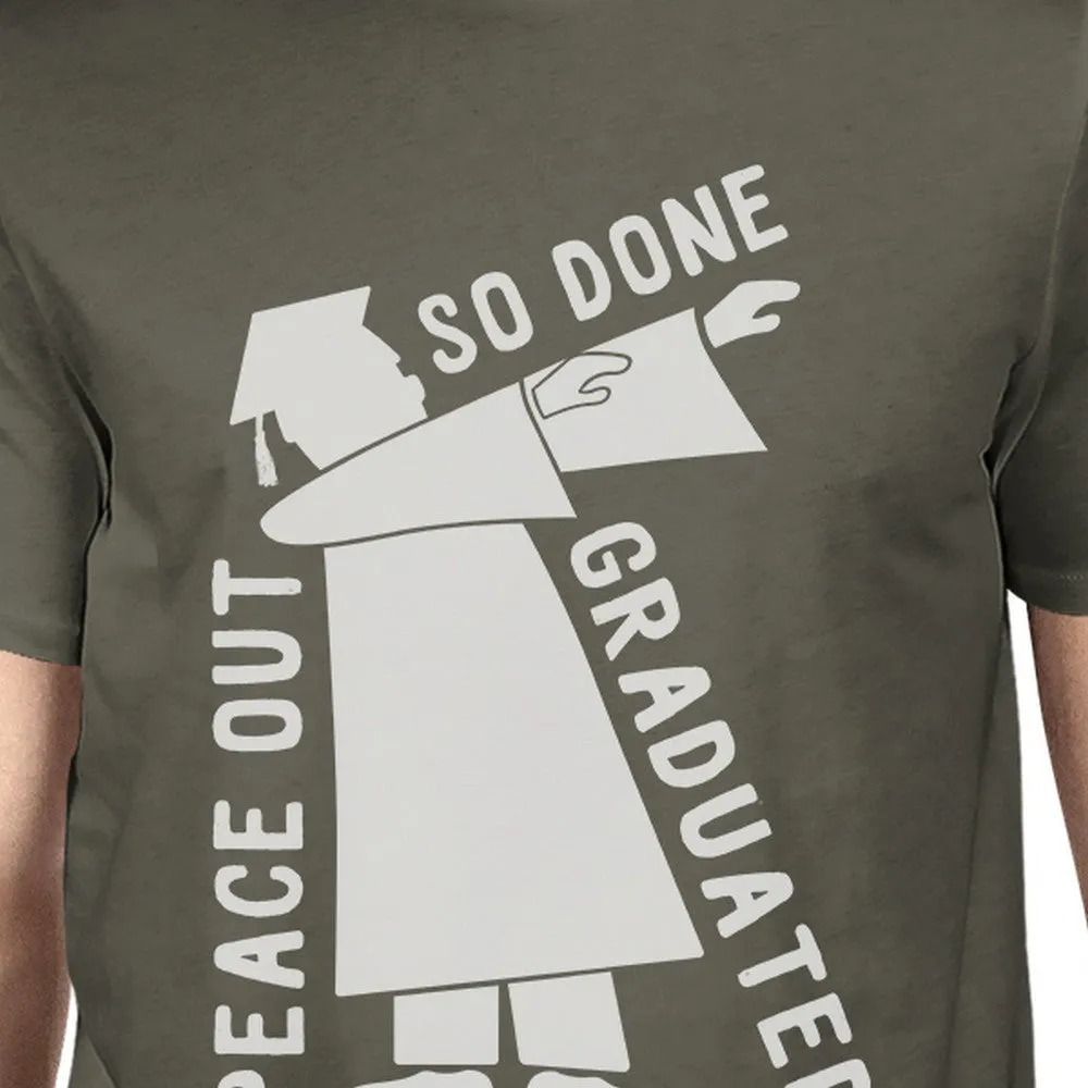 Graduated Dab Dance Mens Dark Grey Shirt