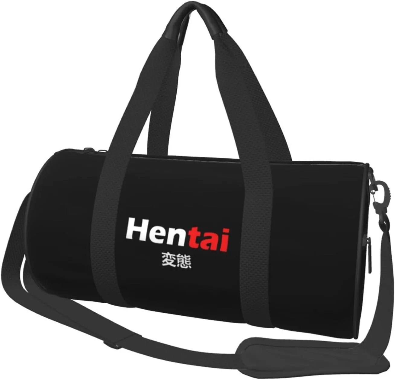 Hentai Convertible Garment Bag with Shoulder Strap, Carry on Garment Duffel Bag for Men Women - Rolling Foldable for Travel Luggage Bags (Black)