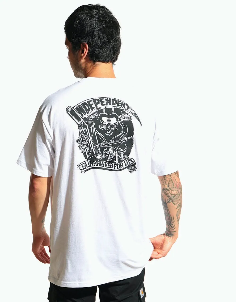 Independent G.F.L. Reaper T-Shirt - White