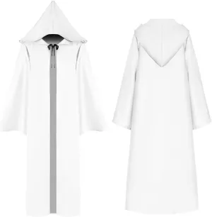 Men Tunic Hoodies Robe Knight Cosplay Costume Adult Long Capes Cloak Halloween Outfit