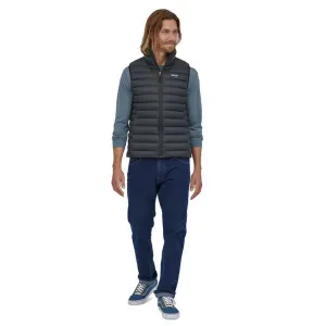 Men's Down Sweater Vest - Black