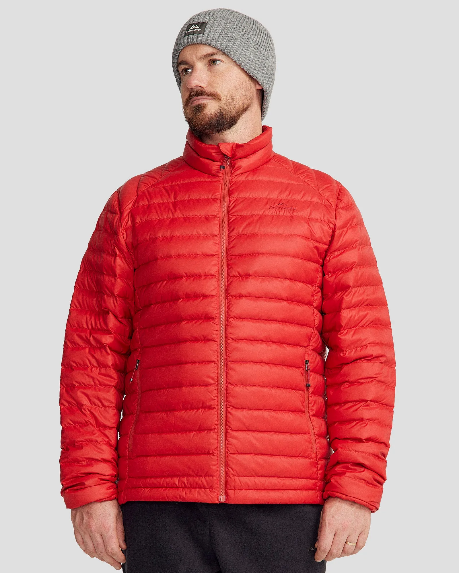 Men's Heli Down Jacket v4 - Spicy Chilli Pepper