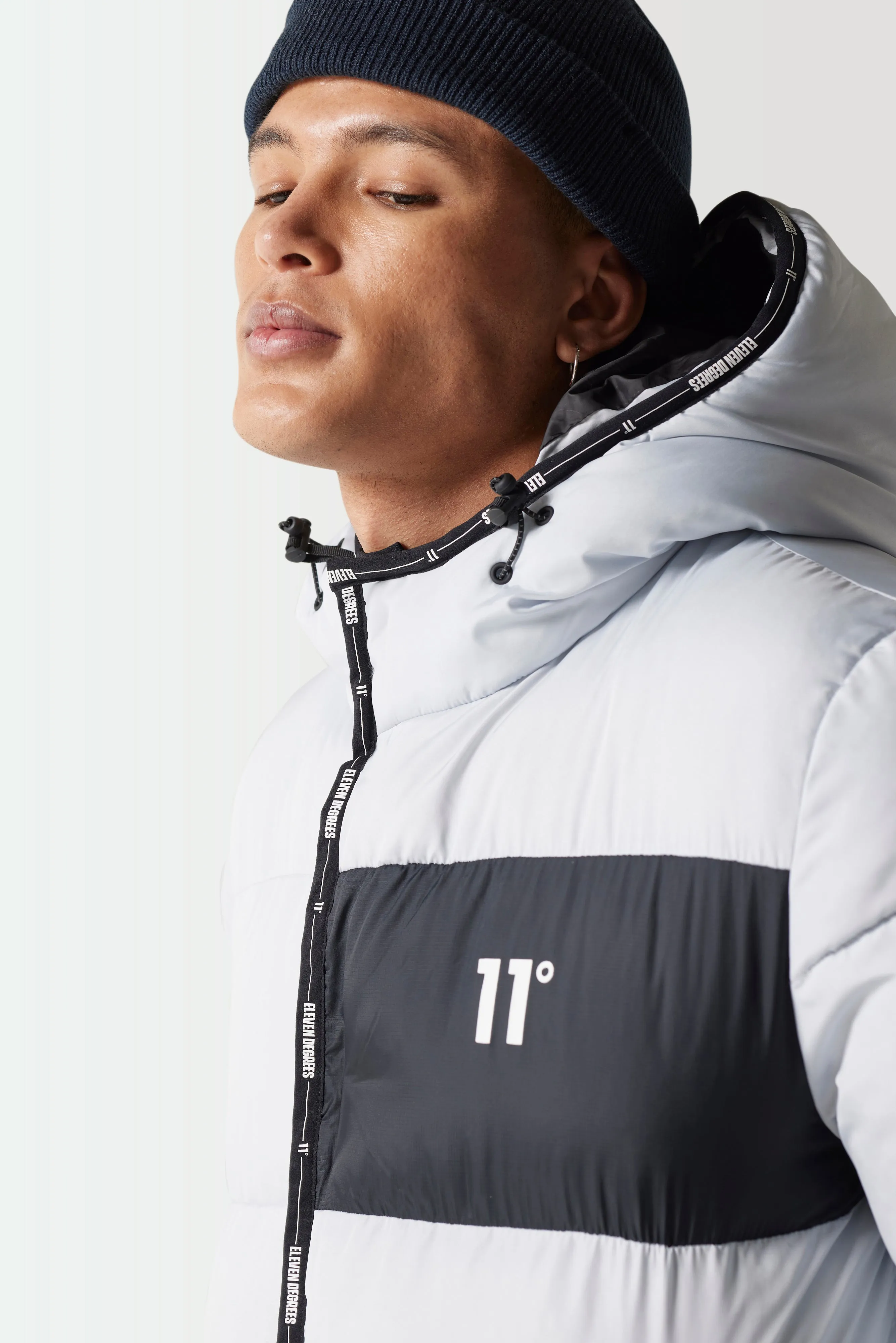 Micro Puffer Jacket - Micro Chip / Black