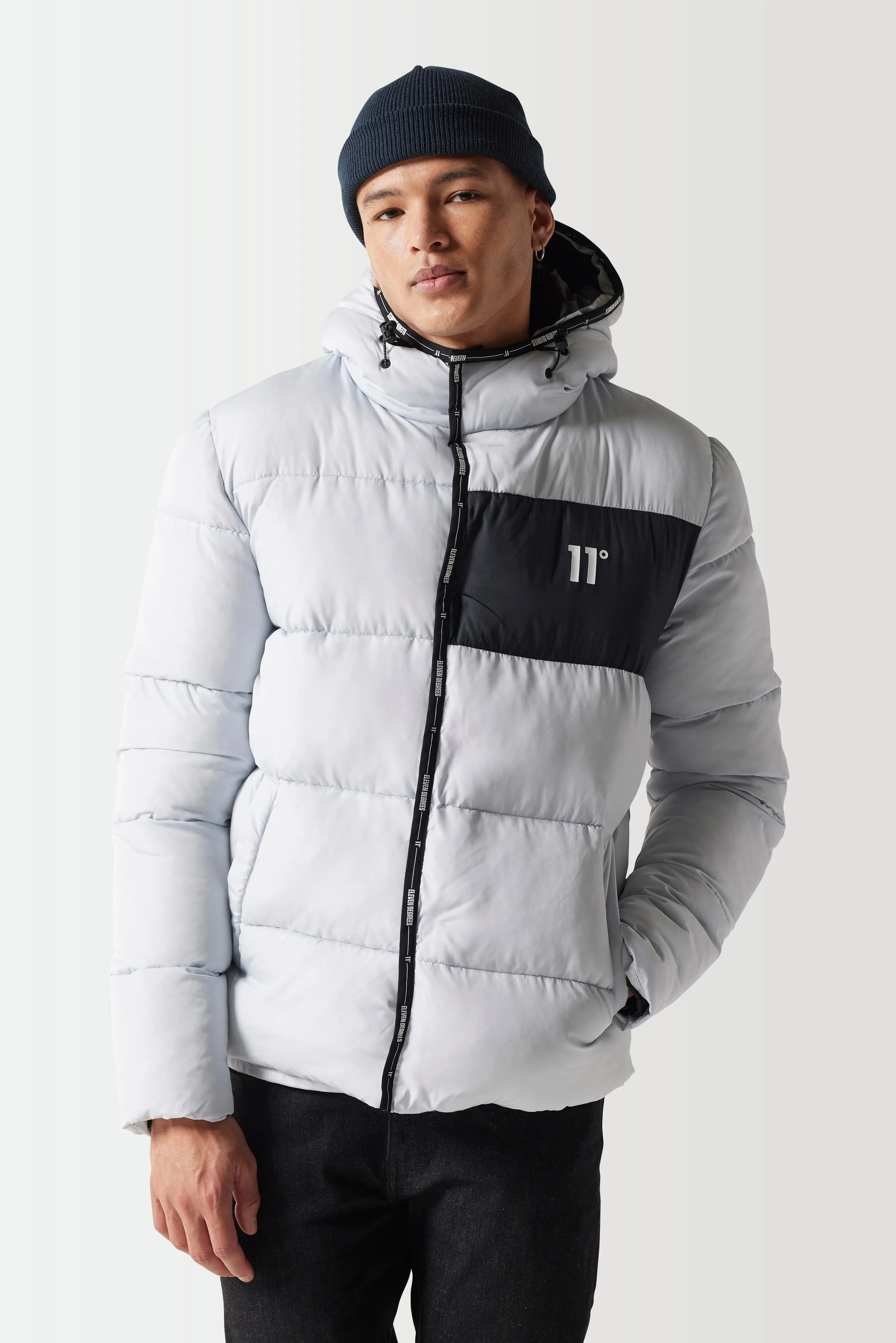 Micro Puffer Jacket - Micro Chip / Black