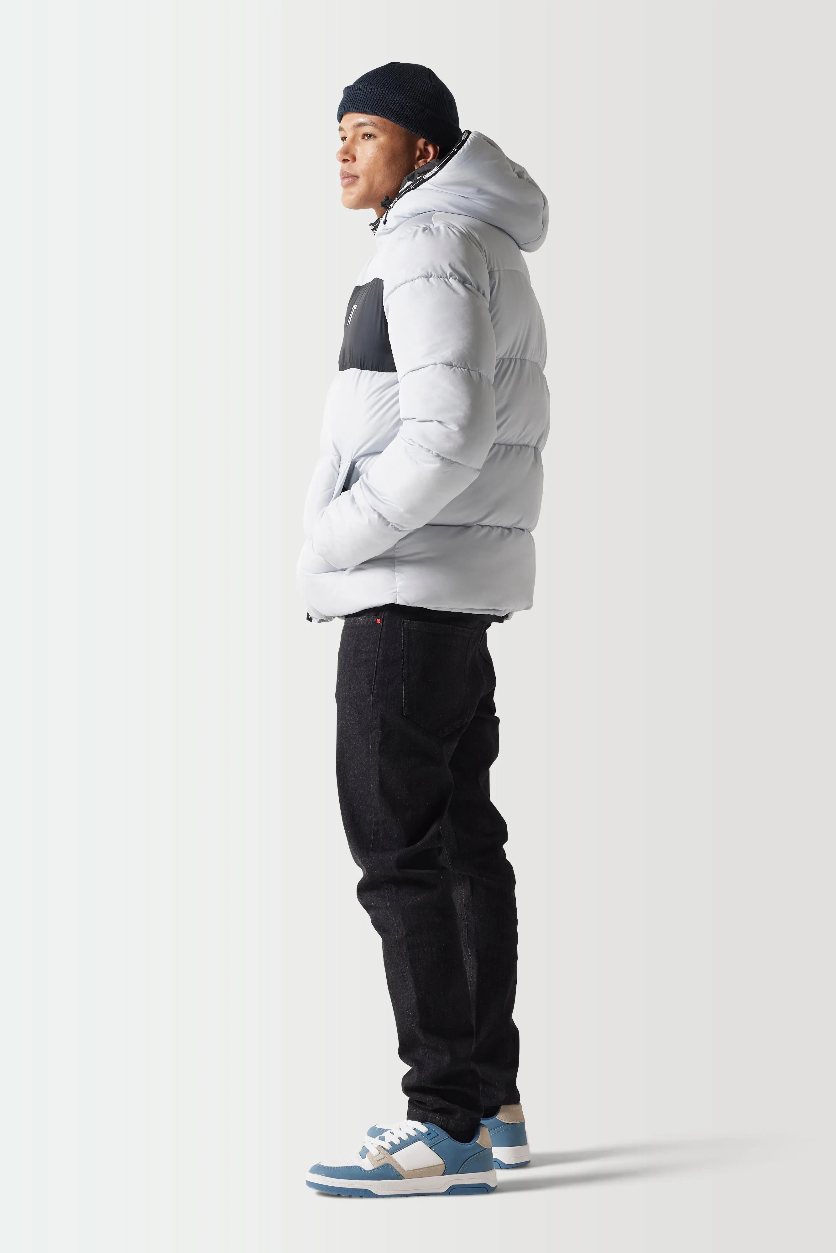 Micro Puffer Jacket - Micro Chip / Black