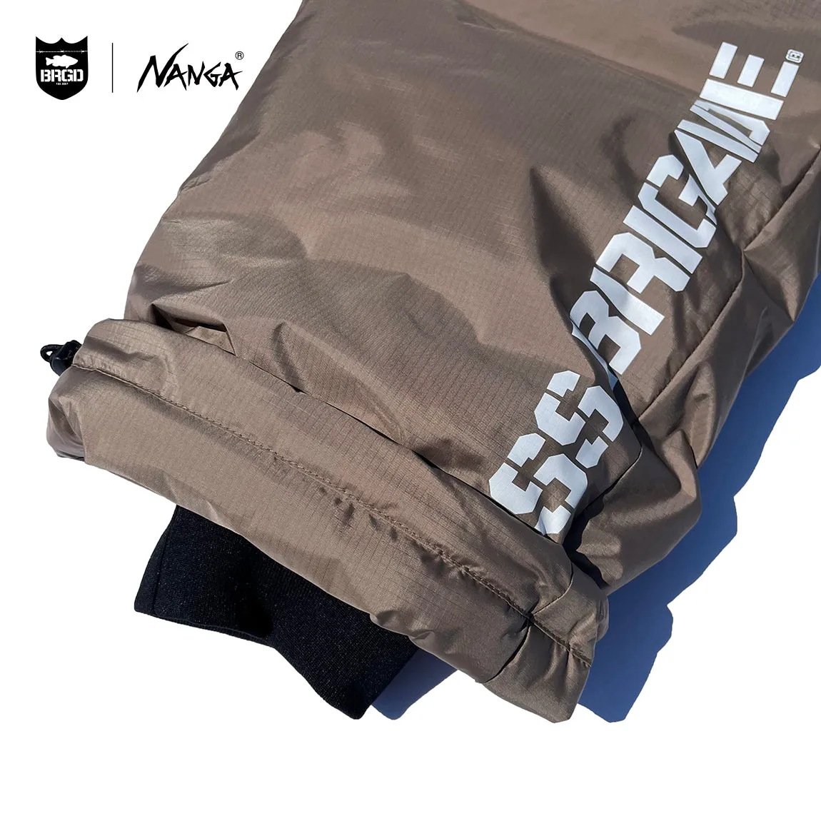 NANGA × BASS BRIGADE AURORADOWN BIB- COYOTE