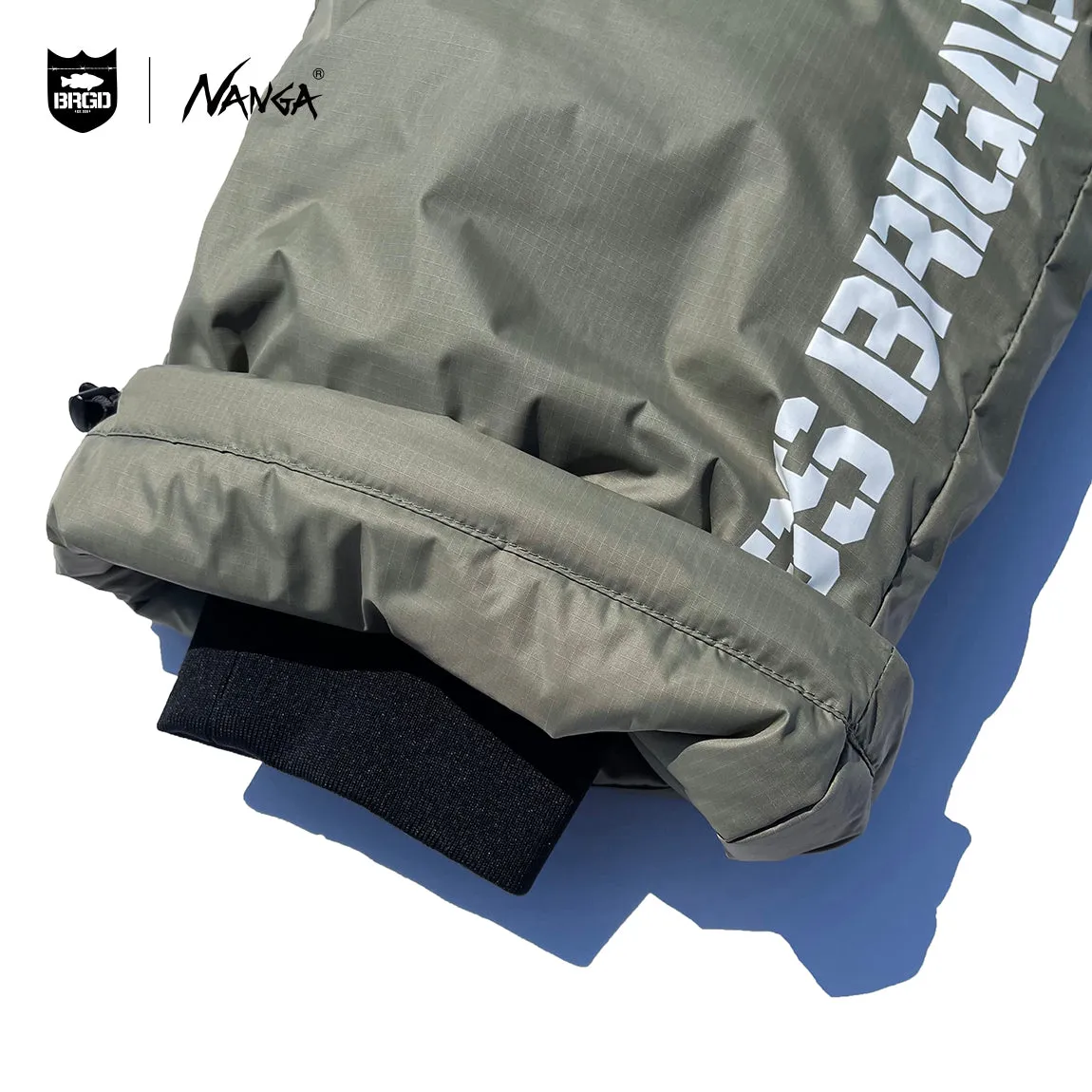NANGA × BASS BRIGADE AURORADOWN BIB- OD GREEN-M