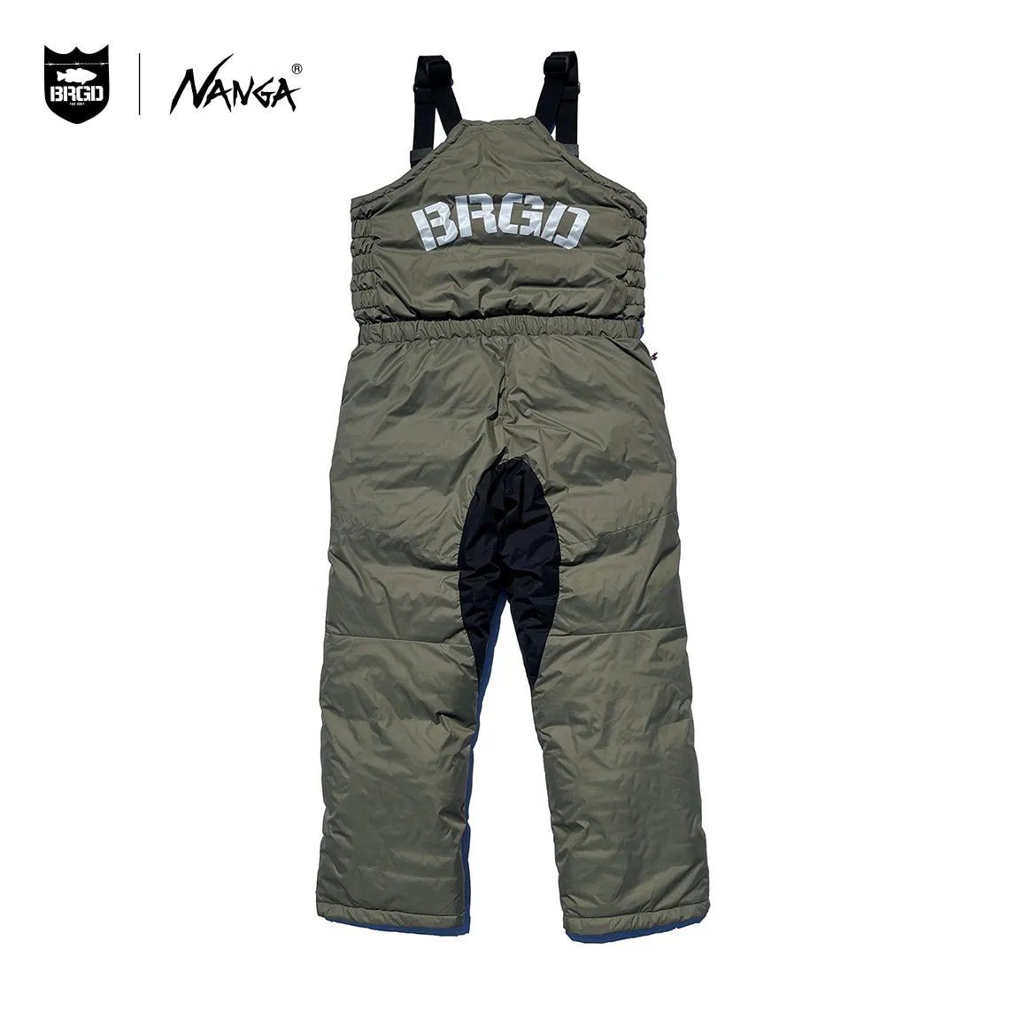 NANGA × BASS BRIGADE AURORADOWN BIB- OD GREEN-M