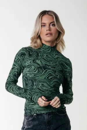 Neyo Liquid Top | Soft Green