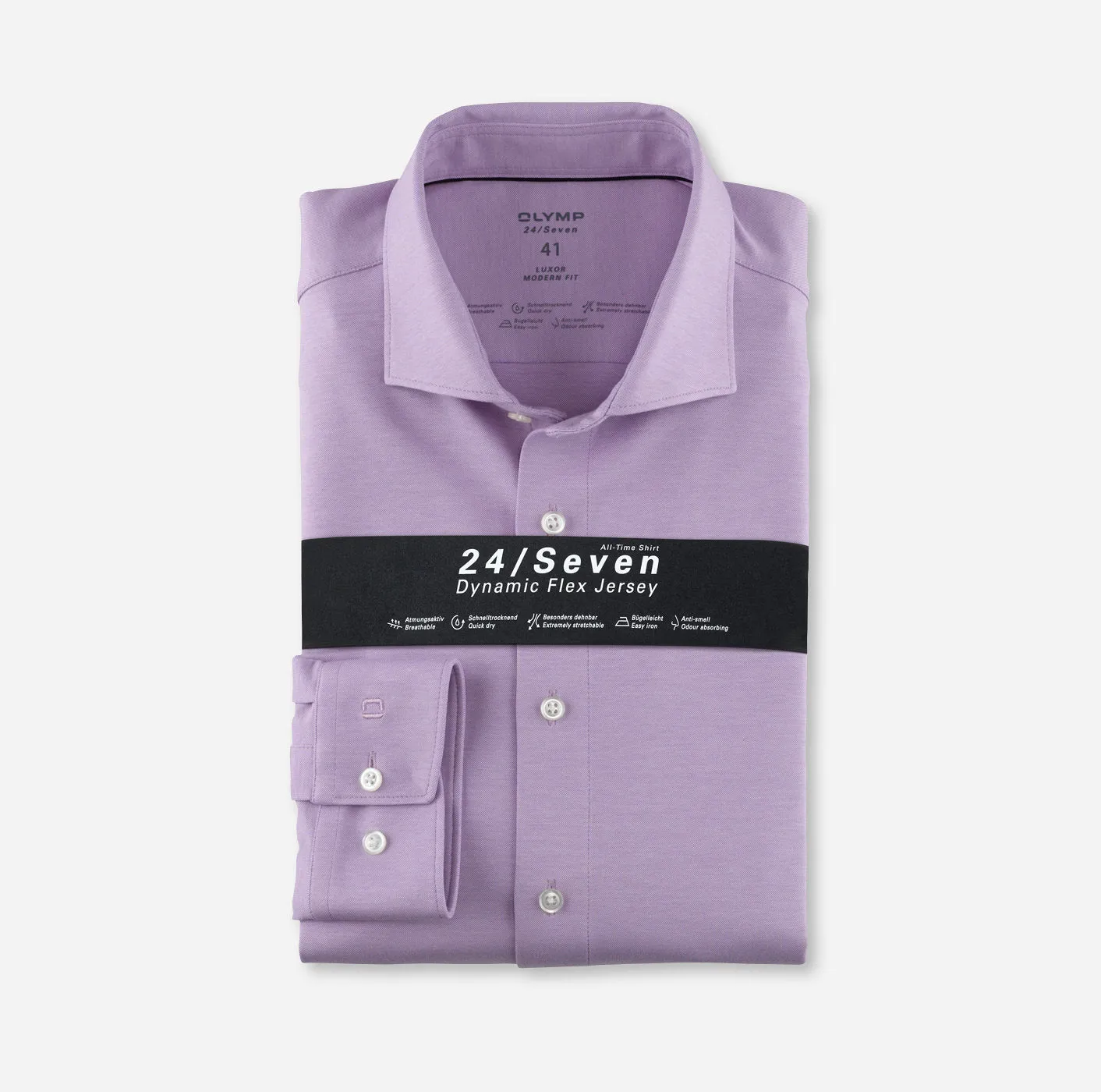 OLYMP -  Modern Fit, 24/7, Lilac Dynamic Stretch (39, 42, 43)