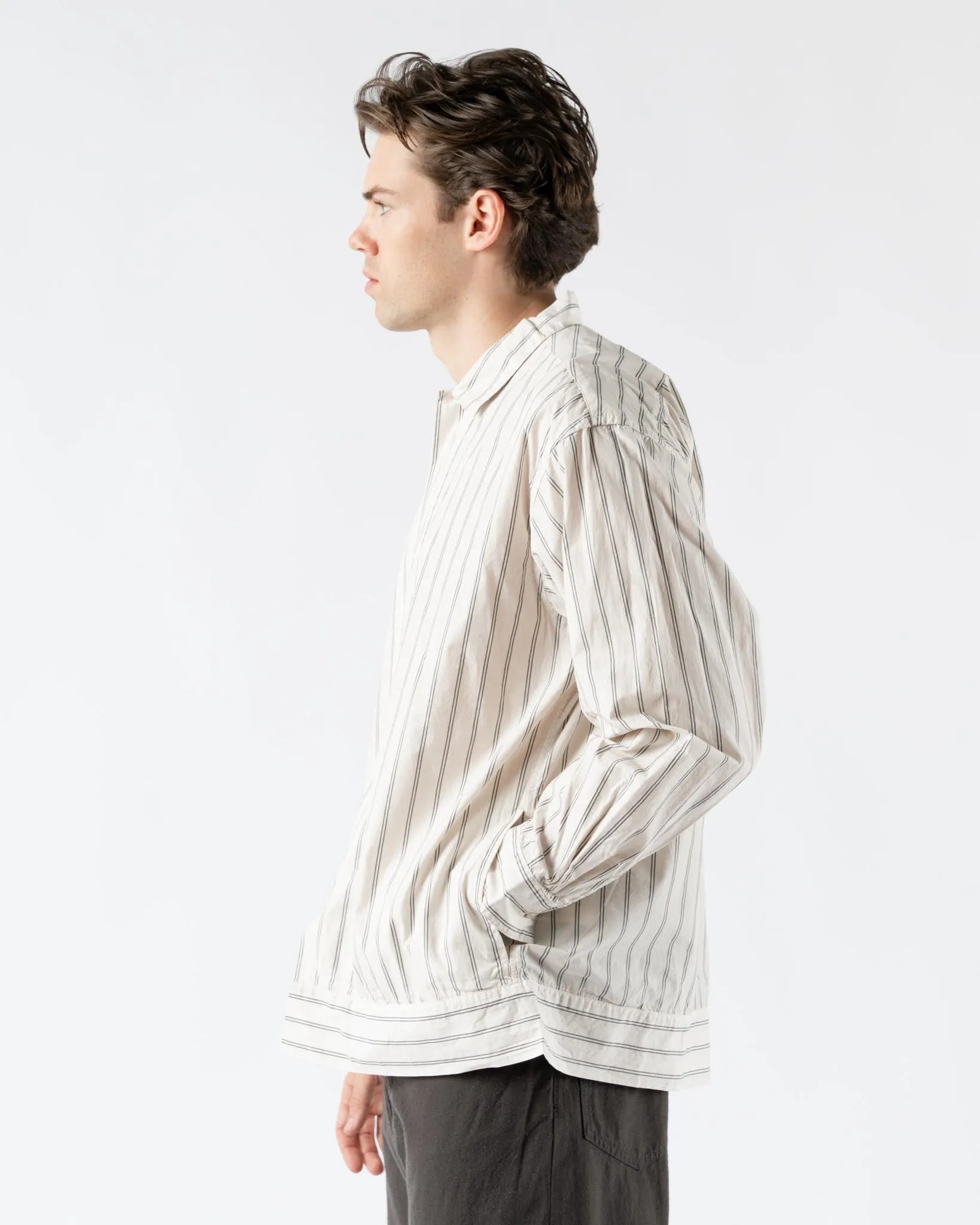 Pilgrim Surf   Supply Claude Longsleeve in Natural Stripe