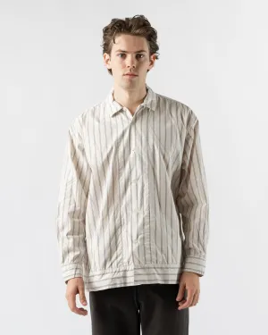 Pilgrim Surf   Supply Claude Longsleeve in Natural Stripe