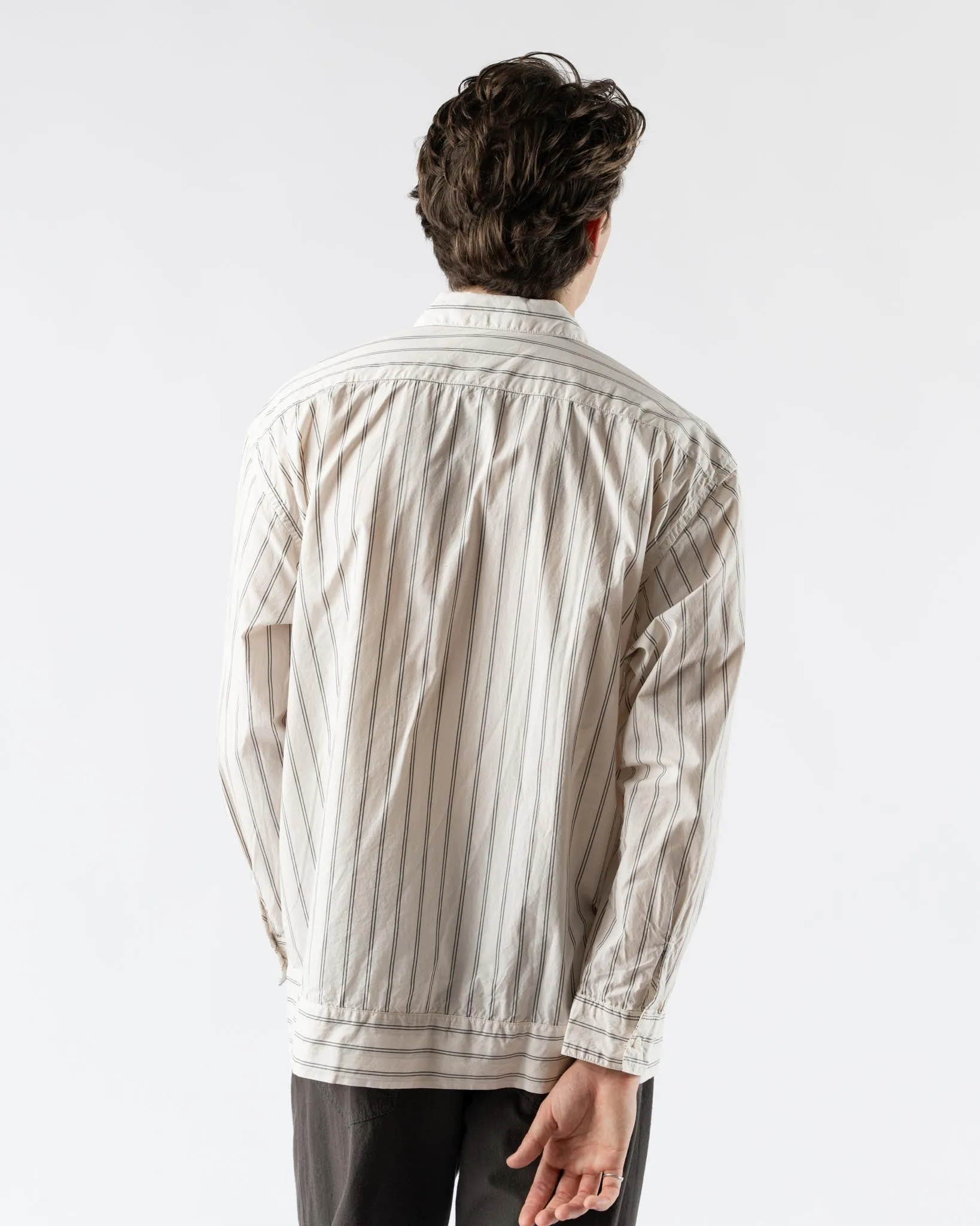 Pilgrim Surf   Supply Claude Longsleeve in Natural Stripe