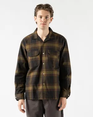 Pilgrim Surf   Supply Vincent Longsleeve Shirt in Mustard