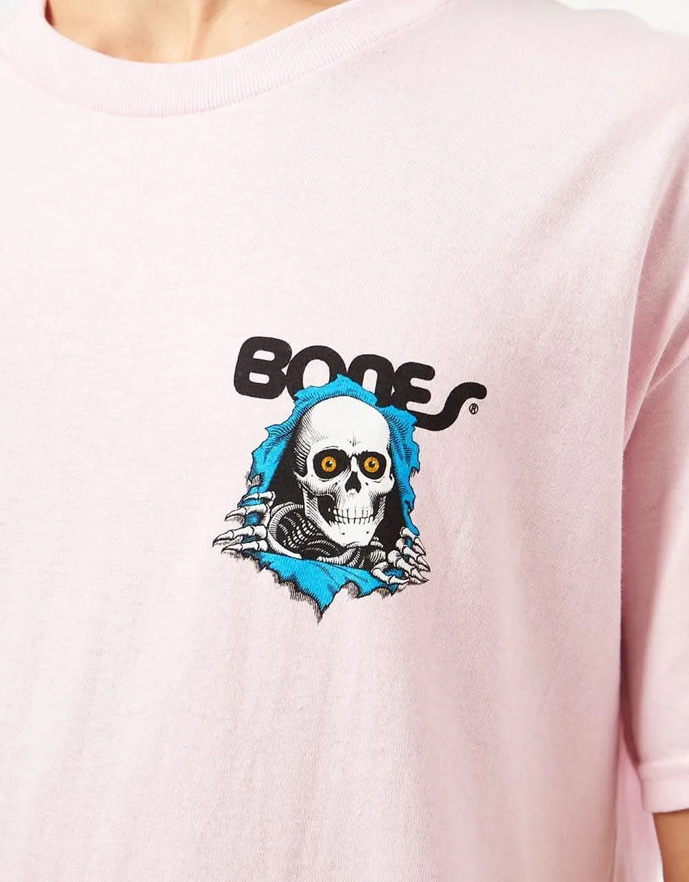 Powell Peralta Ripper T-Shirt - Light Pink