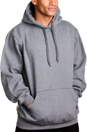 PRO 5 Mens Heavy Weight Fleece Pullover Hoodie