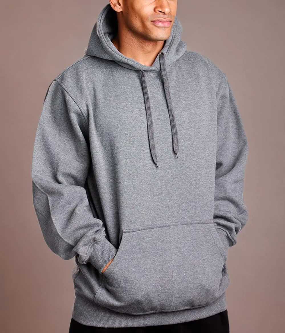 PRO 5 Mens Heavy Weight Fleece Pullover Hoodie