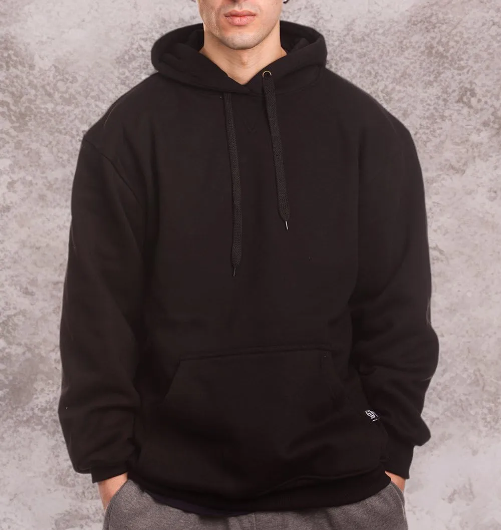 PRO 5 Mens Heavy Weight Fleece Pullover Hoodie