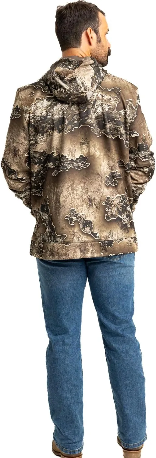 Realtree Men's Camo Midweight Hunting Performance and Sherpa Hoodies Pullover