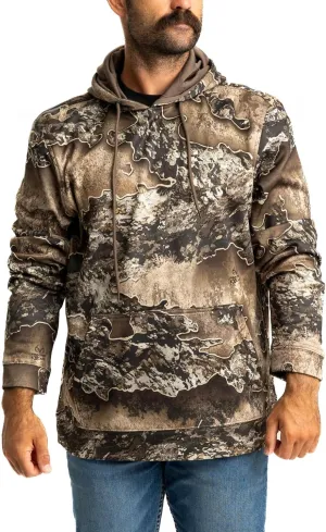 Realtree Men's Camo Midweight Hunting Performance and Sherpa Hoodies Pullover