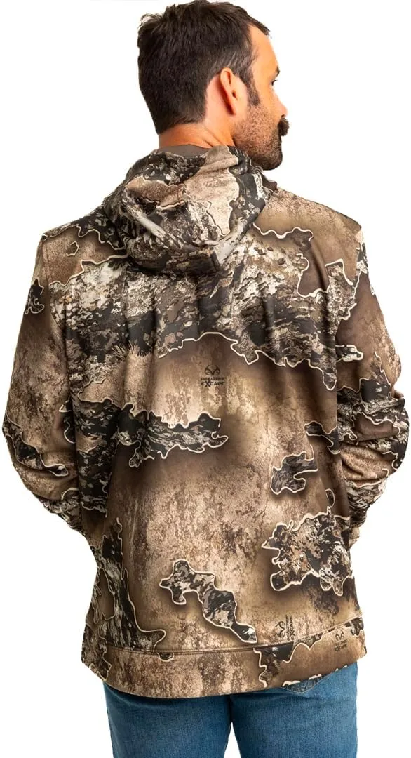 Realtree Men's Camo Midweight Hunting Performance and Sherpa Hoodies Pullover