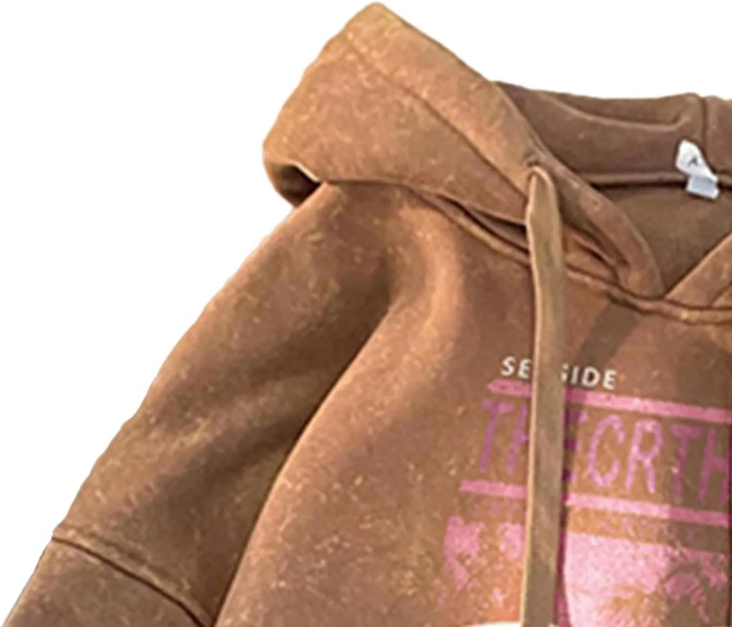 Retro Washed Hoodies Mens Distressed Hoodie Sweatshirt Graphic Heavyweight Pullover Sweatshirt