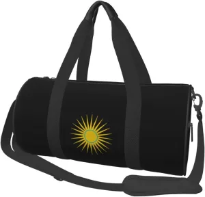 Rwanda Flag Convertible Garment Bag with Shoulder Strap, Carry on Garment Duffel Bag for Men Women - Rolling Foldable for Travel Luggage Bags (Black)