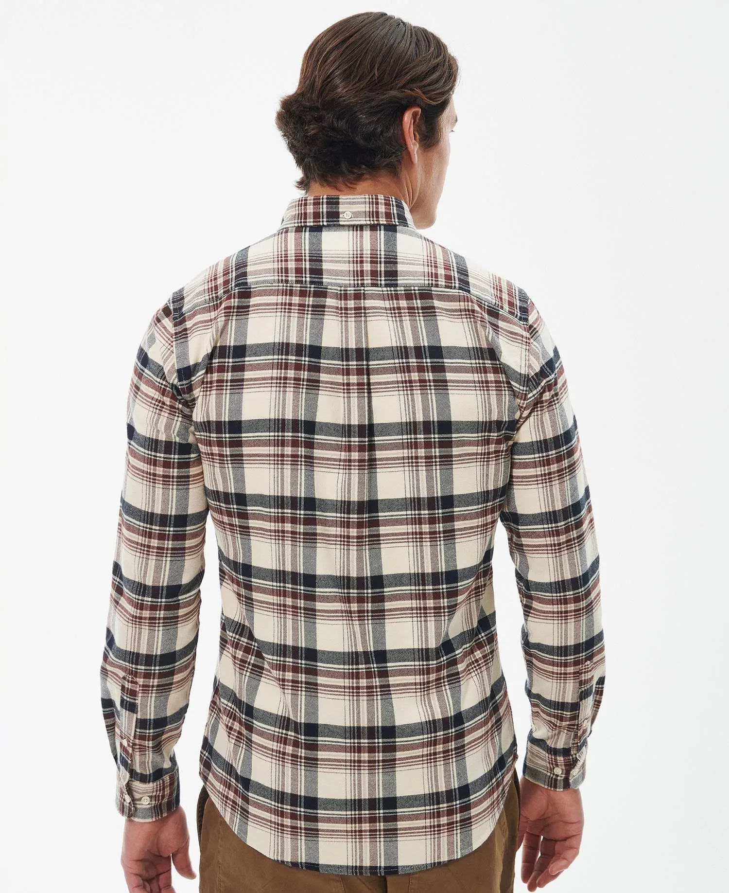 Shieldton Tailored Shirt in Ecru by Barbour