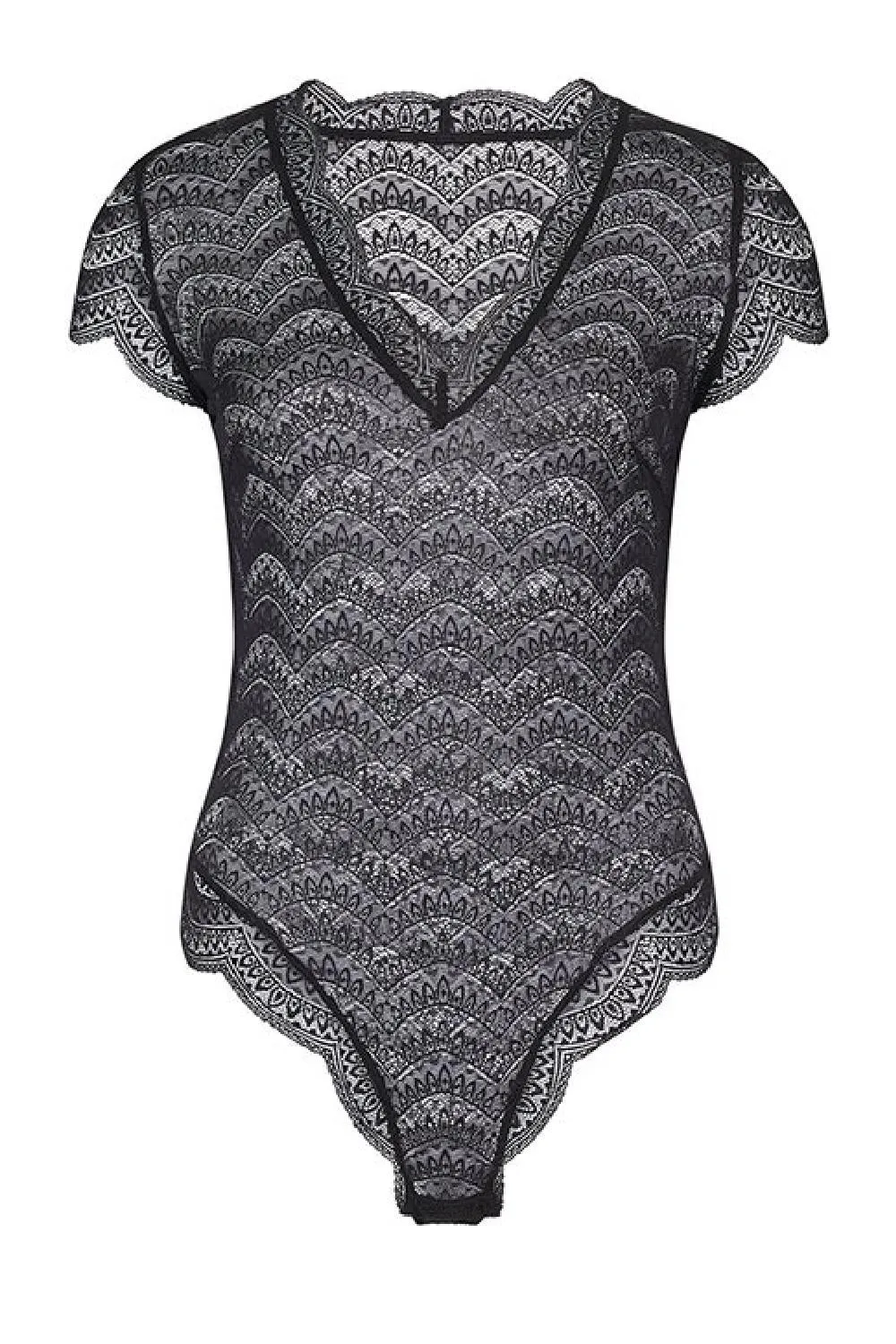Simone Perele Karma Bodysuit,  Black (12V510)