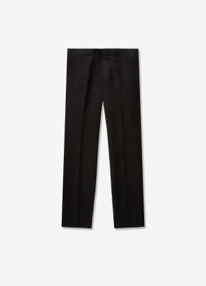Soft Linen Pants Black