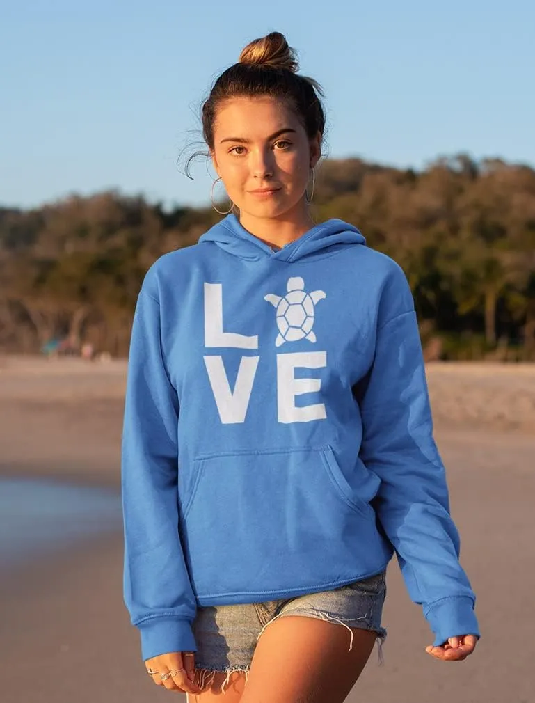 Tstars Love Turtle Sweatshirt Hoodie Sea Turtles Sweatshirts Animal Hoodies for Women Teen Girls