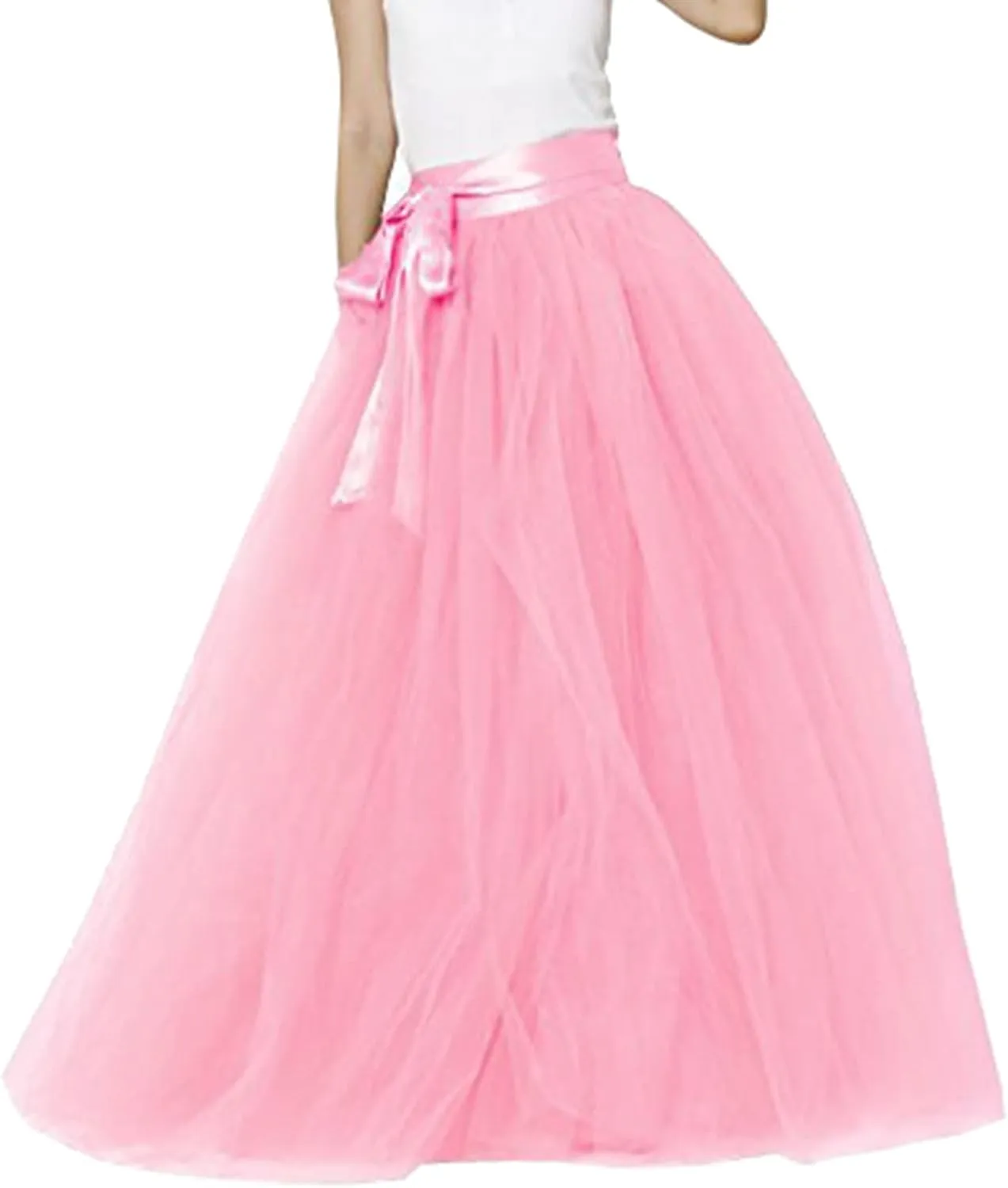 Tutu Skirts for Women Girls Women Tutu Skirt Knee Tulle Skirt Petticoat Skirts High Waistpleatskirt Tutus