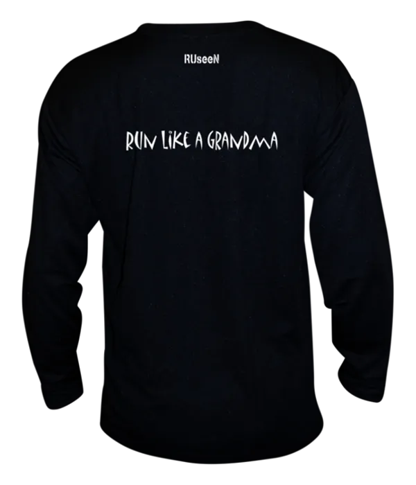 Unisex Reflective Long Sleeve Shirt - Run Like a Grandma